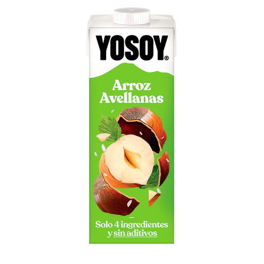 Bebida de Arroz y Avellanas YOSOY 1L