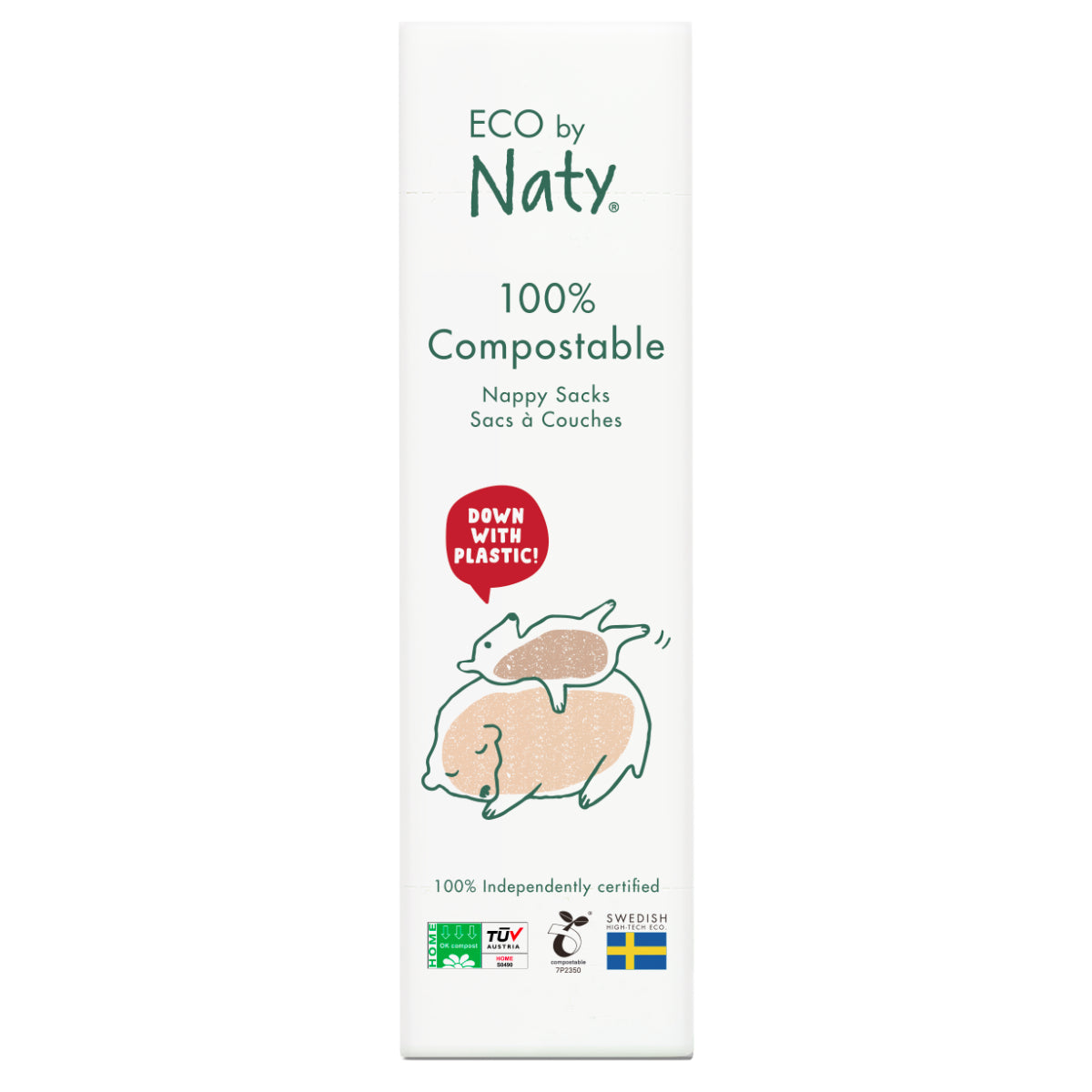 Bolsas desechables para pañales Naty 50 Uds