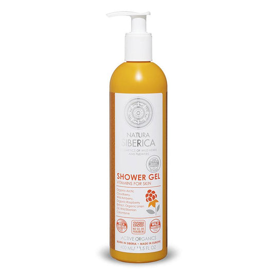 Gel de ducha vitaminas Natura Sibérica 400 ml