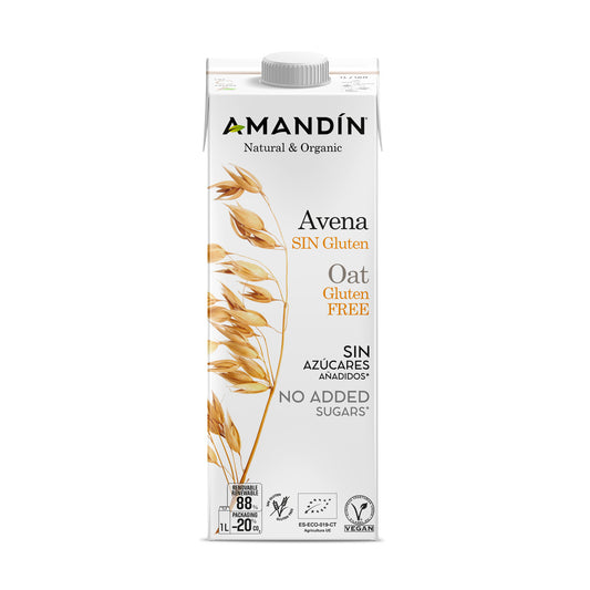 Boisson à l'Avoine Sans Gluten Bio Amandin 1L