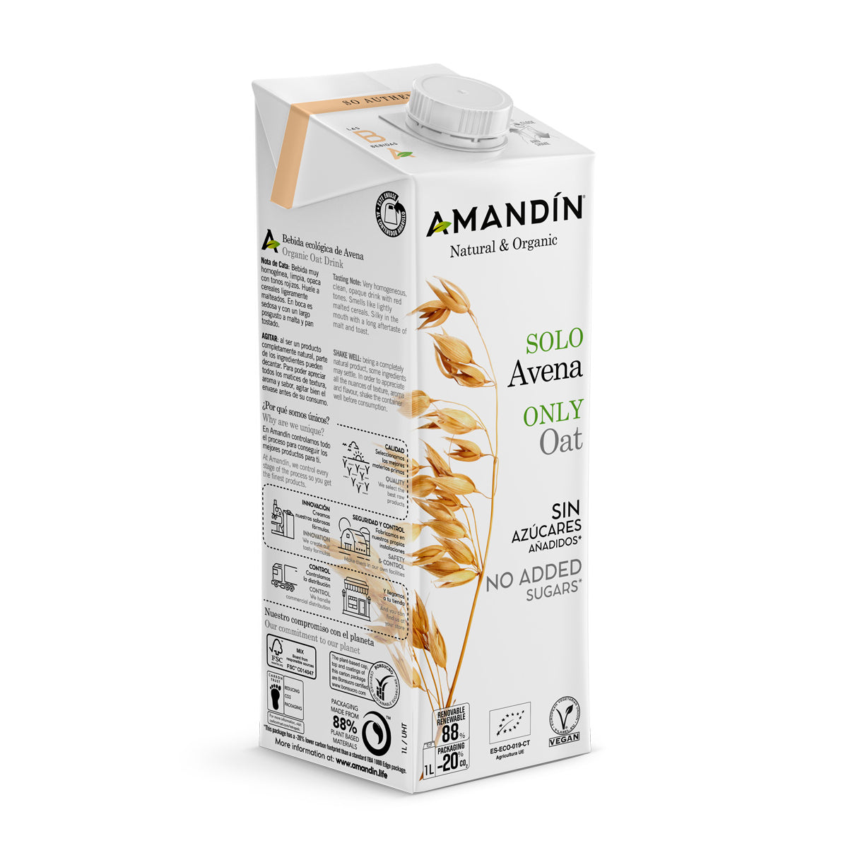 Boisson Avoine Amandin 1L