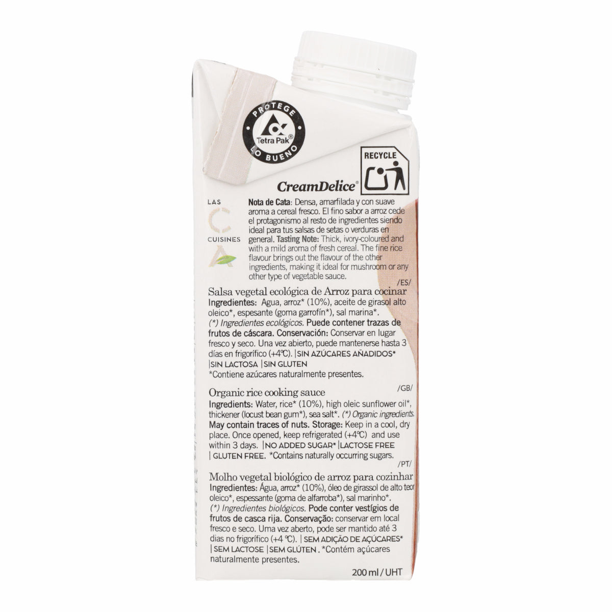 Crème Cuisine Bio Amandin à base de riz 200 ml
