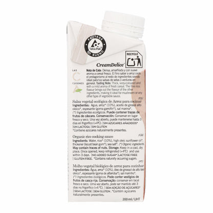 Crème Cuisine Bio Amandin à base de riz 200 ml
