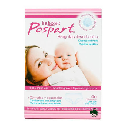 Slips Jetables INDASEC POSPART® Taille unique x4