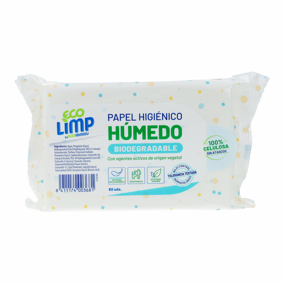 Papier hygiénique humide Mimidu ECO 60 unités