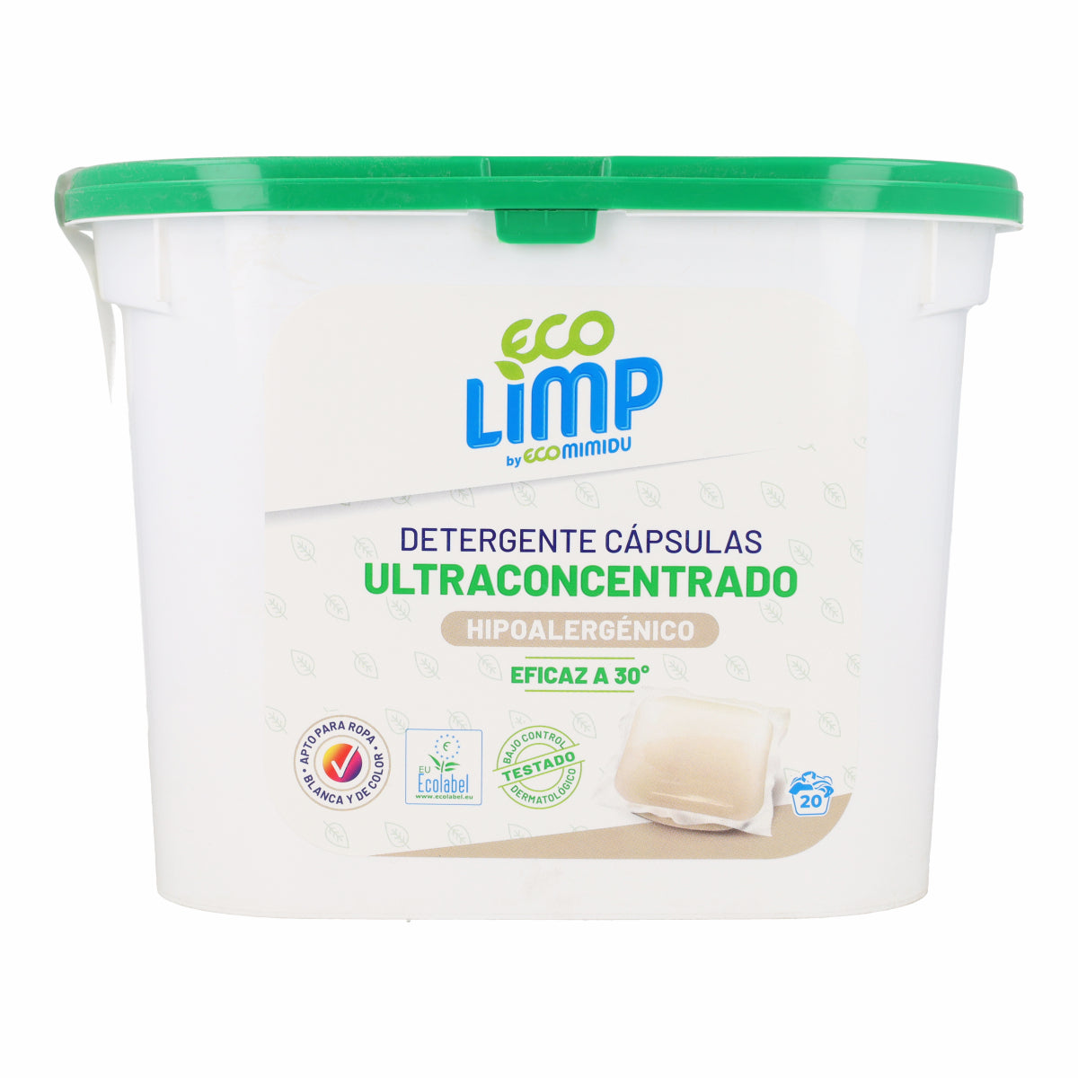 Lessive ultra-concentrée en capsules Mimidu ECO 20 doses