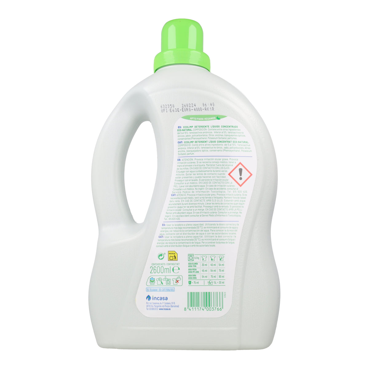 Lessive liquide régulière Mimidu ECO 48 doses