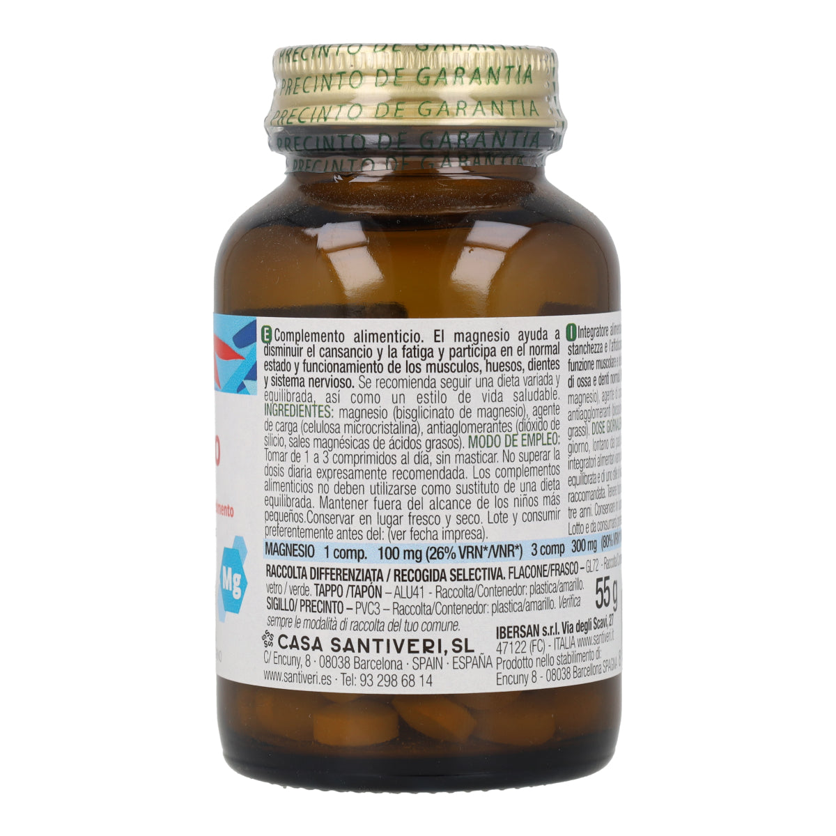 Q-magnesico Santiveri 88 comprimés 55 g
