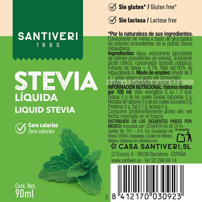 Stevia liquide Santiveri 90 ml