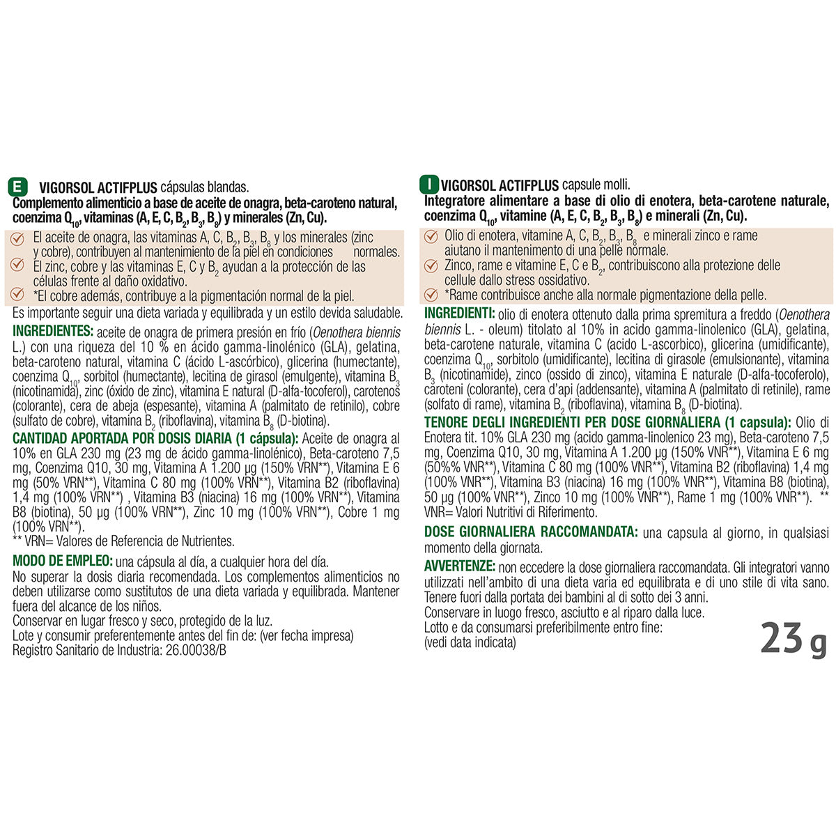 Vigor Sol Aptif PLus Santiveri 30 perles