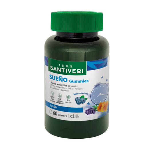 Gummies à mâcher sommeil Santiveri 60 gummies 162 g