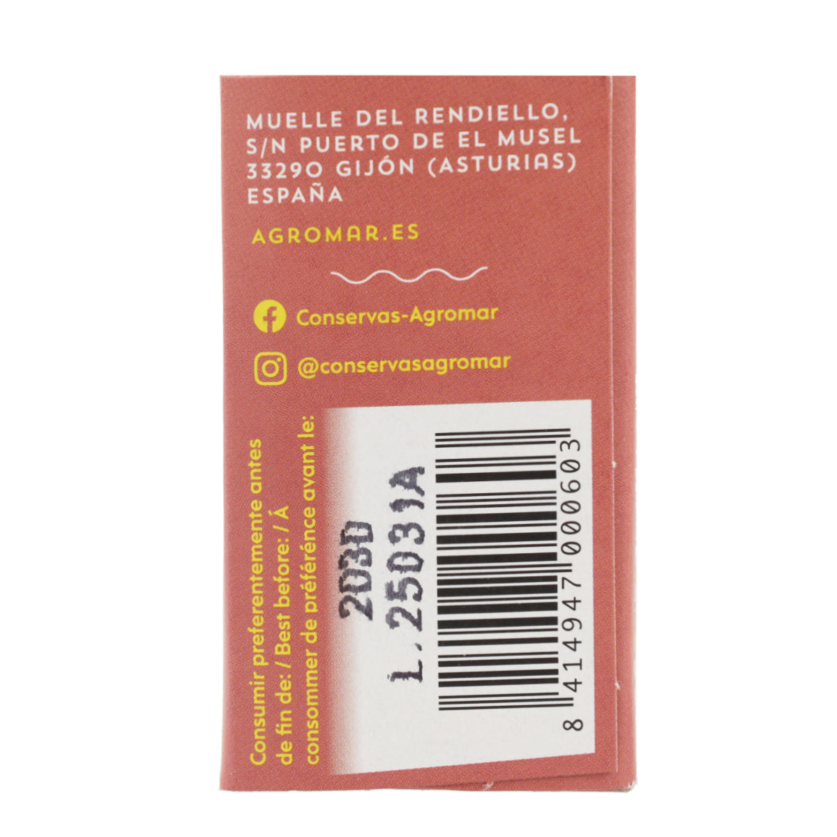 Pâté de Saumon fumé AGROMAR 100 g