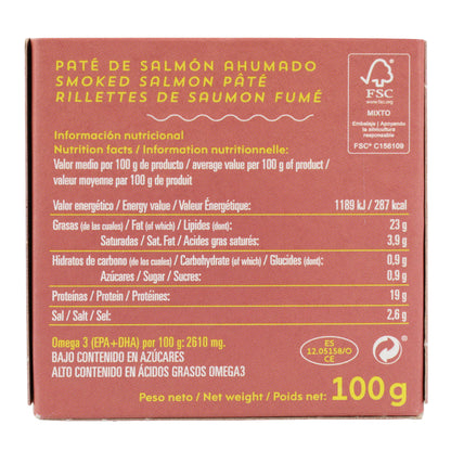 Pâté de Saumon fumé AGROMAR 100 g