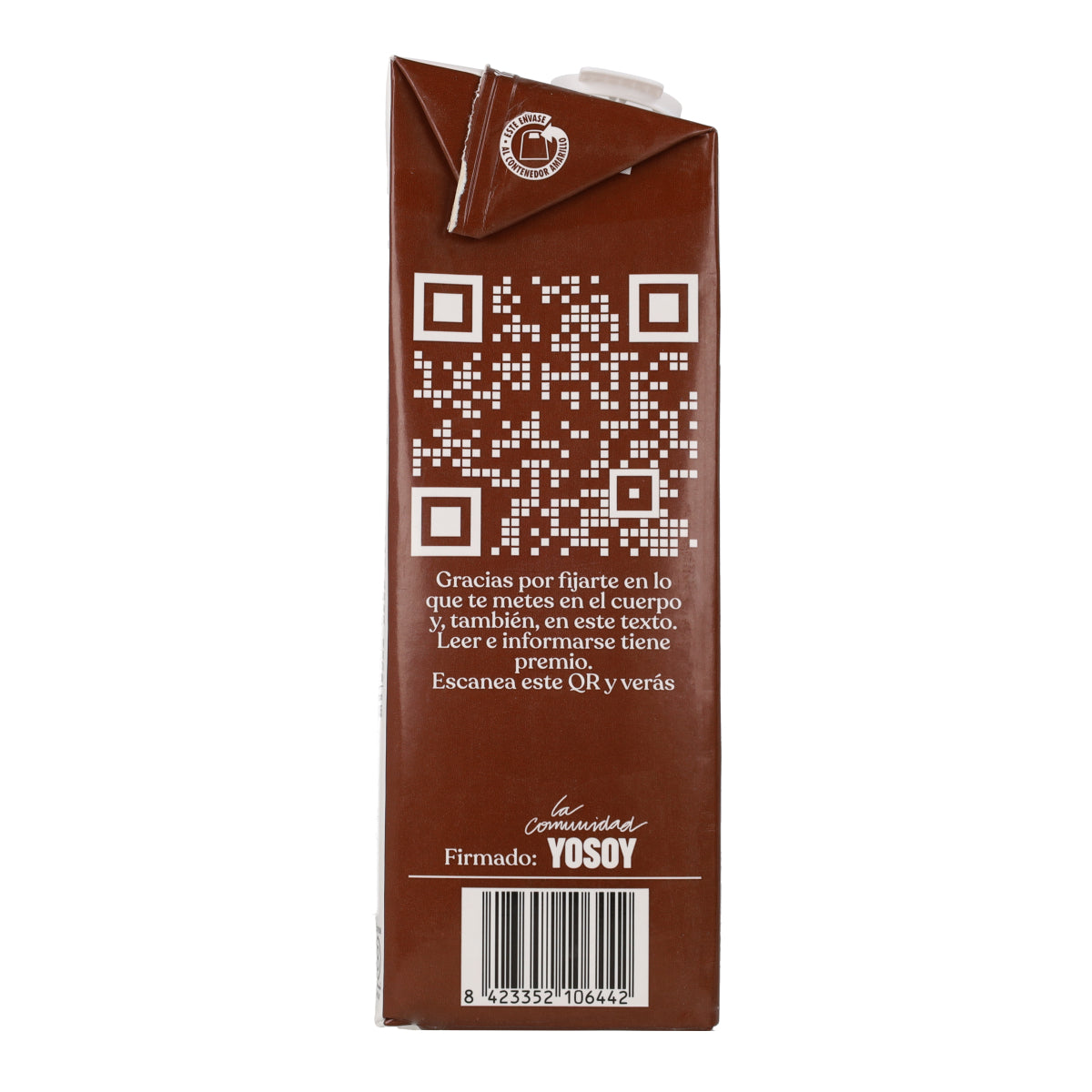 Boisson au chocolat et à l'avoine YOSOY 1 L