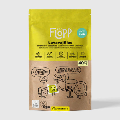 Gel vaisselle ECO Flopp 40 capsules