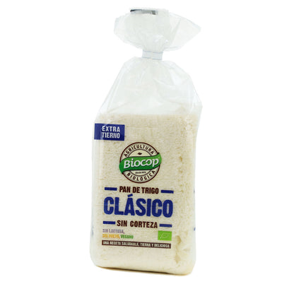 Pan de Molde Clásico Sin Corteza BIO Biocop 300 g