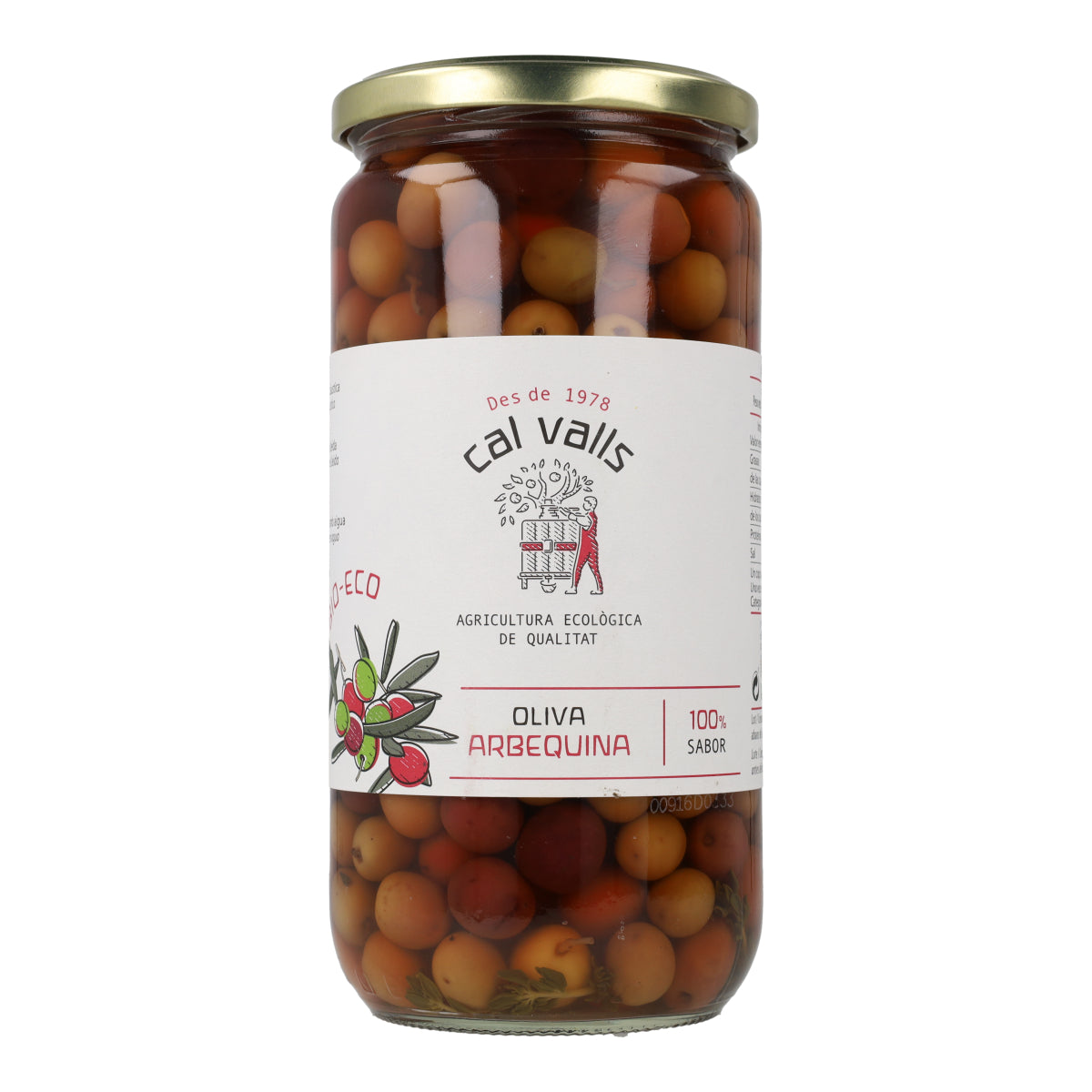 Olives Arbequina ECO Cal Valls 720 g