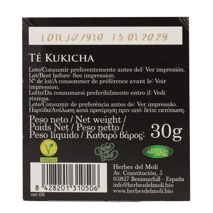 Thé Kukicha Artemis Bio 20 sachets