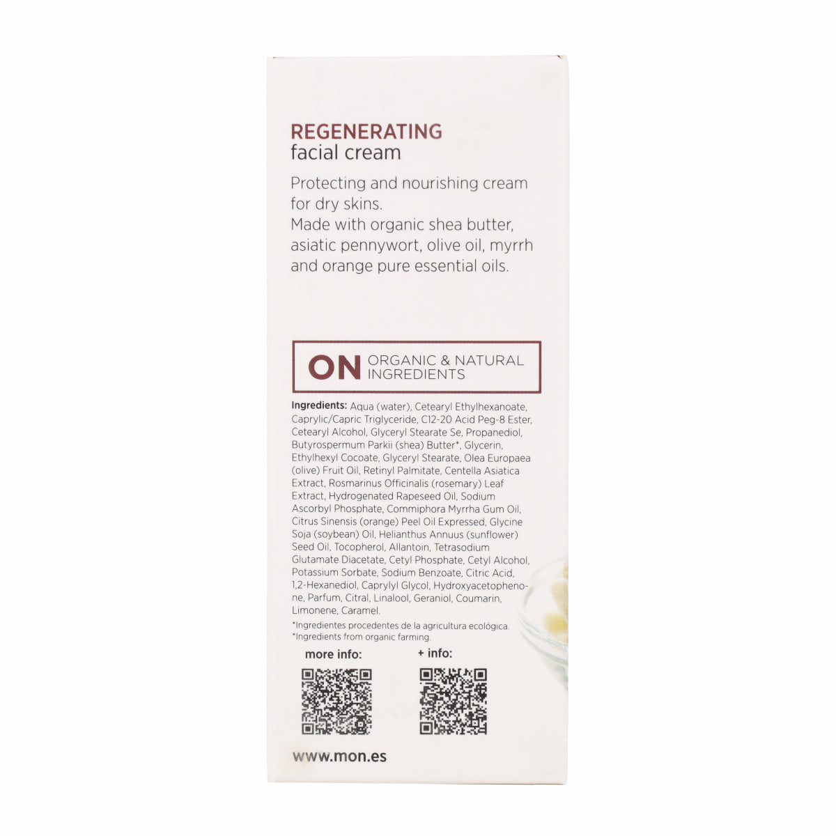 Crème régénérante Karité Mon 50 ml
