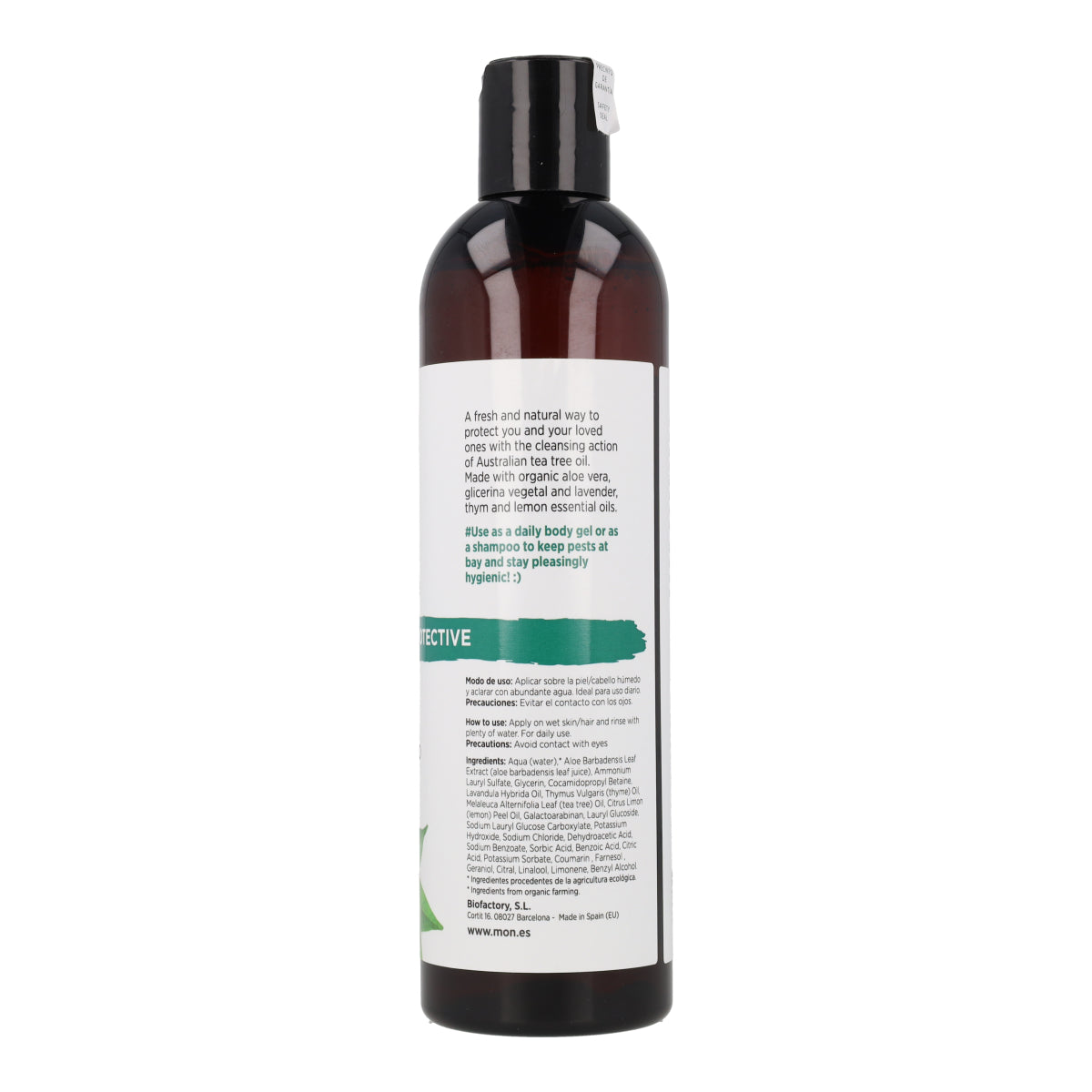 Shampooing et gel à l'arbre à thé Mon 300 ml