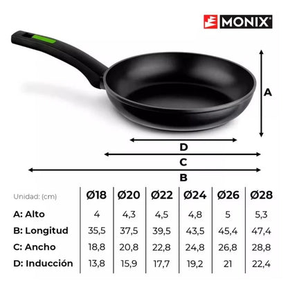 Poêle collection Green Monix 20 cm