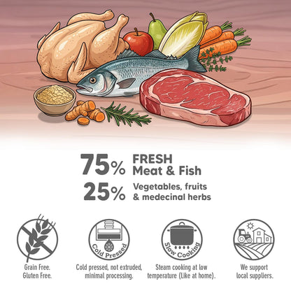 Friandise pour chien à la viande fraîche de bœuf Arquivet 800 g