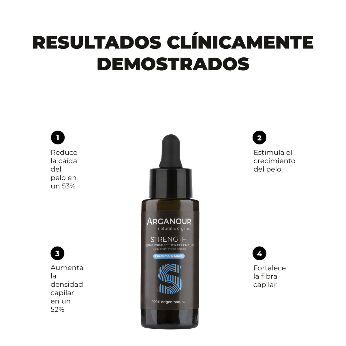 Strength Lotion pour la pousse des cheveux Arganour 50 ml