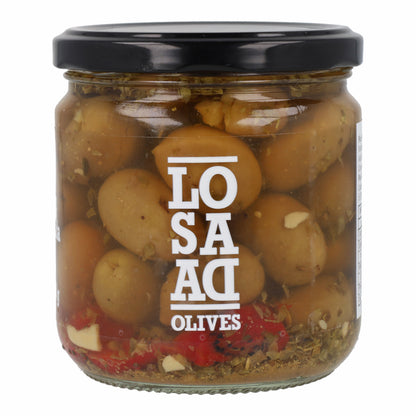 Olive Pico Limón fendue Aceitunas Losada 345 g