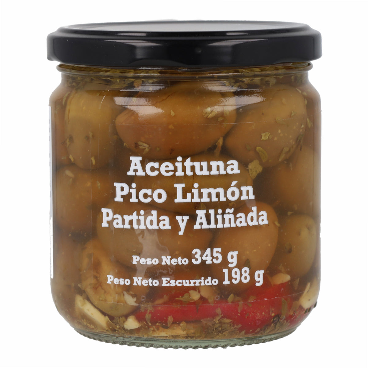 Olive Pico Limón fendue Aceitunas Losada 345 g