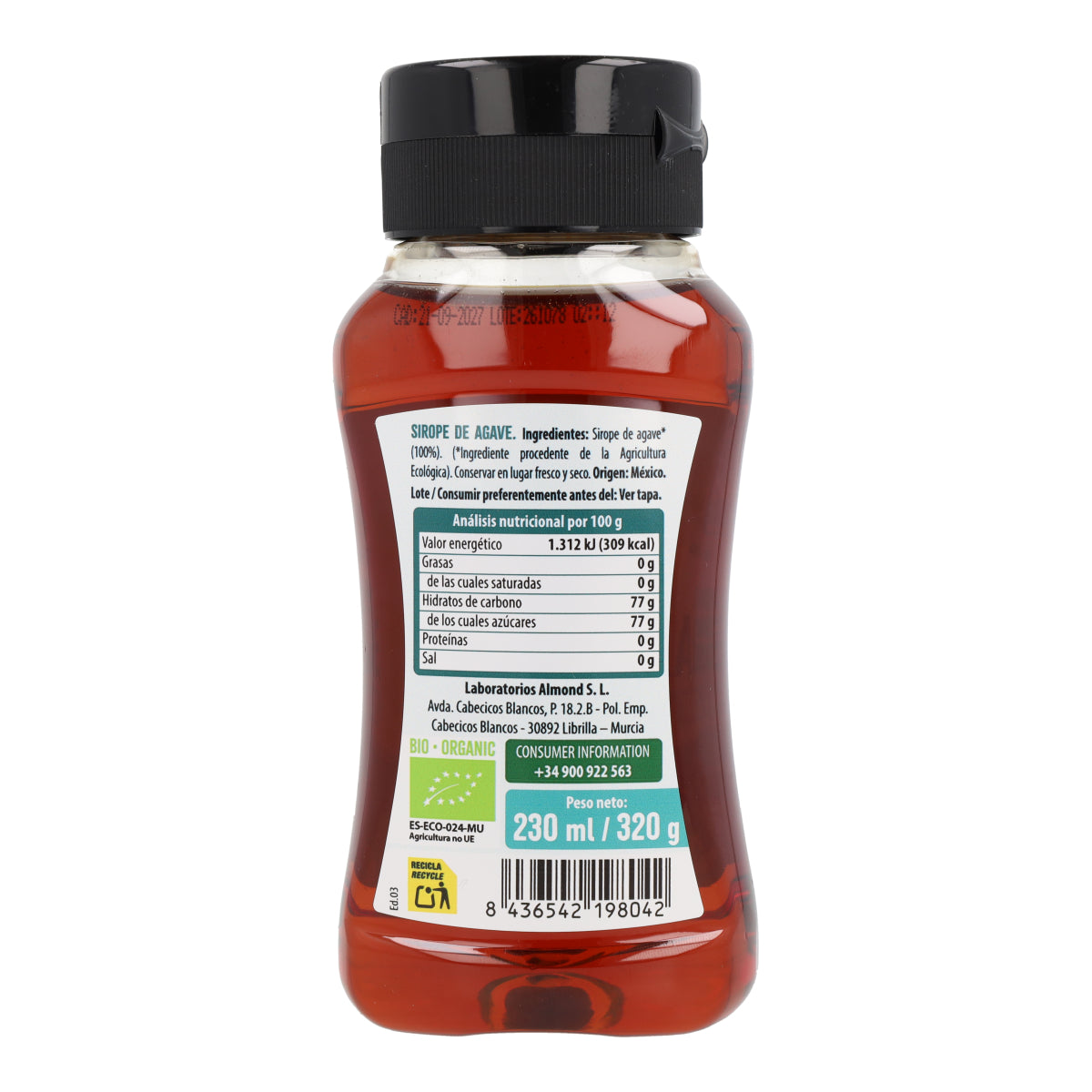 Sirop d'agave NaturGreen 230 ml