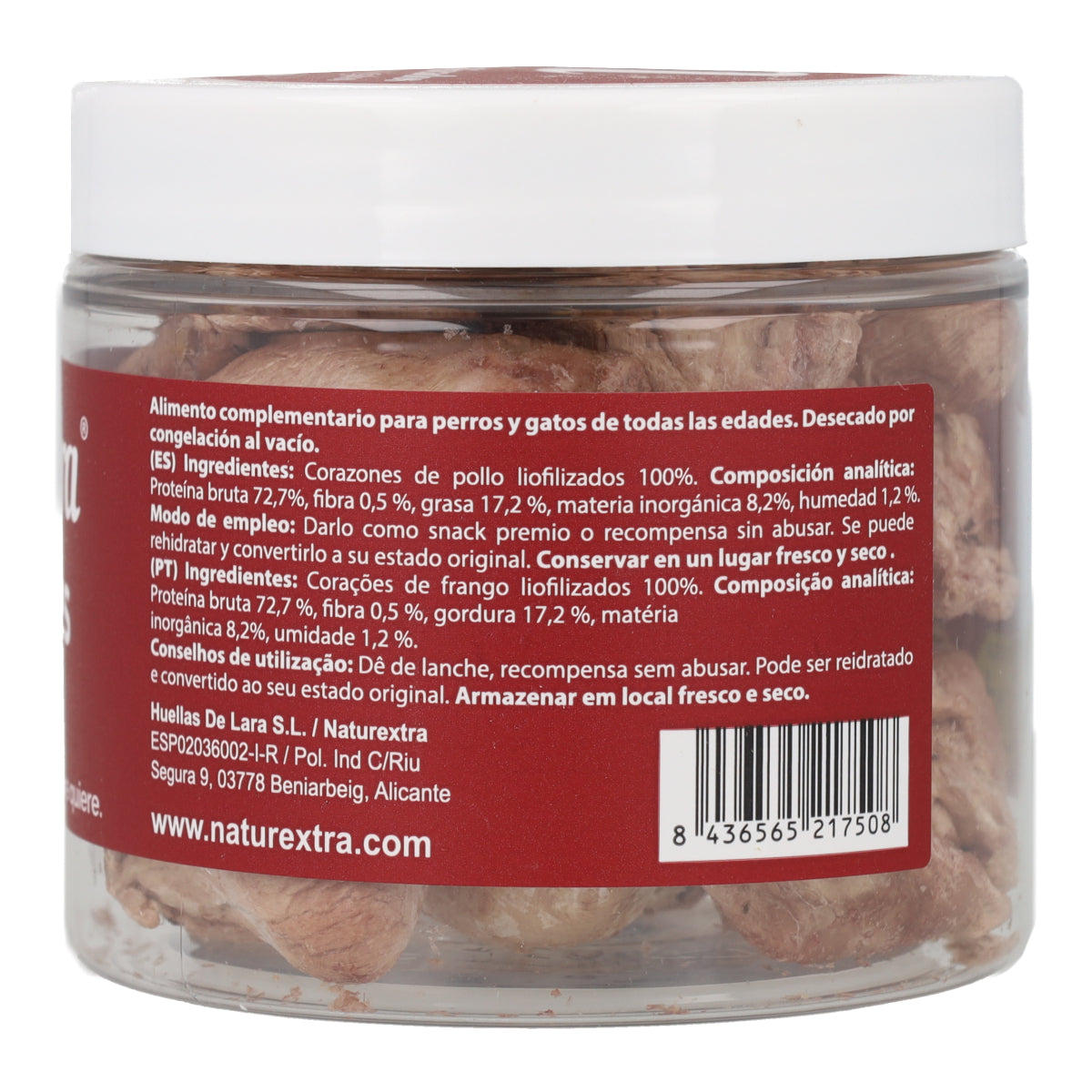 Cœurs de poulet lyophilisés 30g
