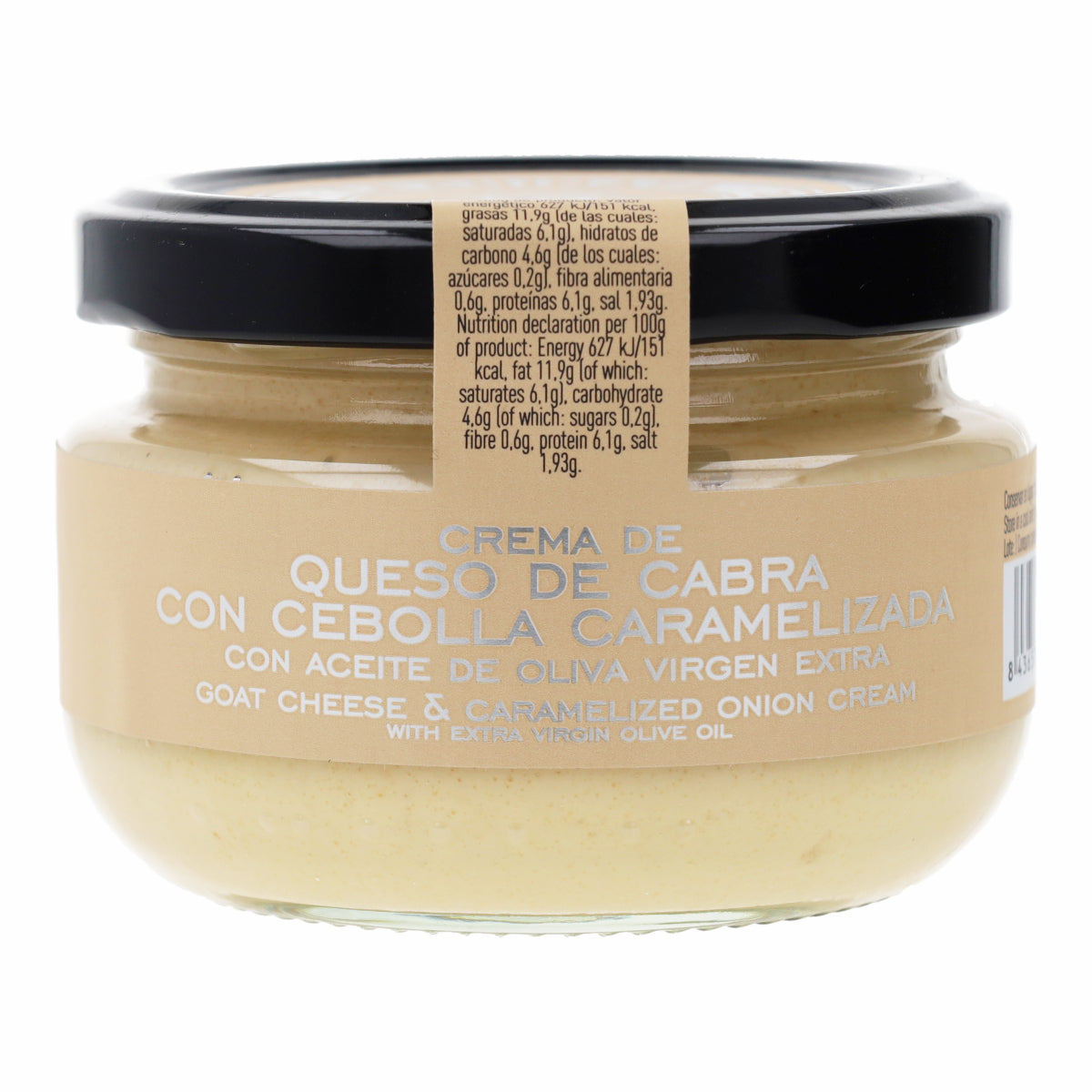 Crème de fromage de chèvre aux oignons caramélisés La Chinata 120 g