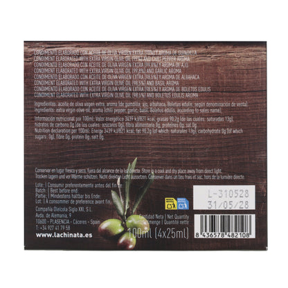 Lot 4 Condiments 25ml La Chinata 100 ml