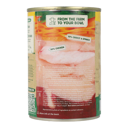 Boîte de poulet BARF pour chiens Wild Balance 400 g