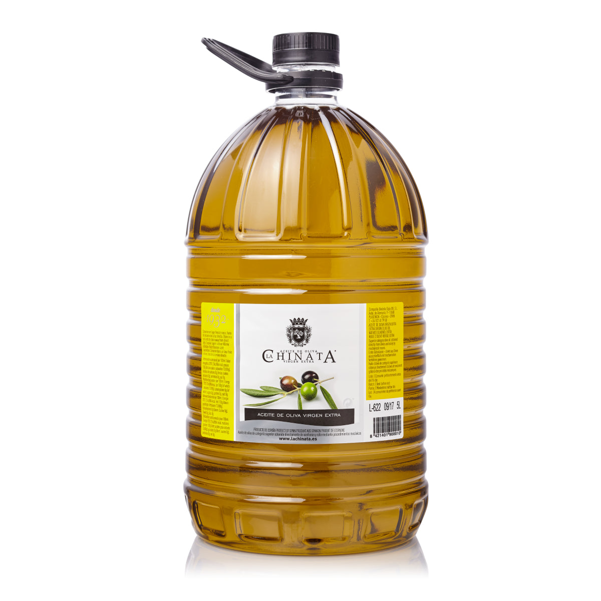 Huile d'Olive Vierge Extra Bidon PET La Chinata 5L