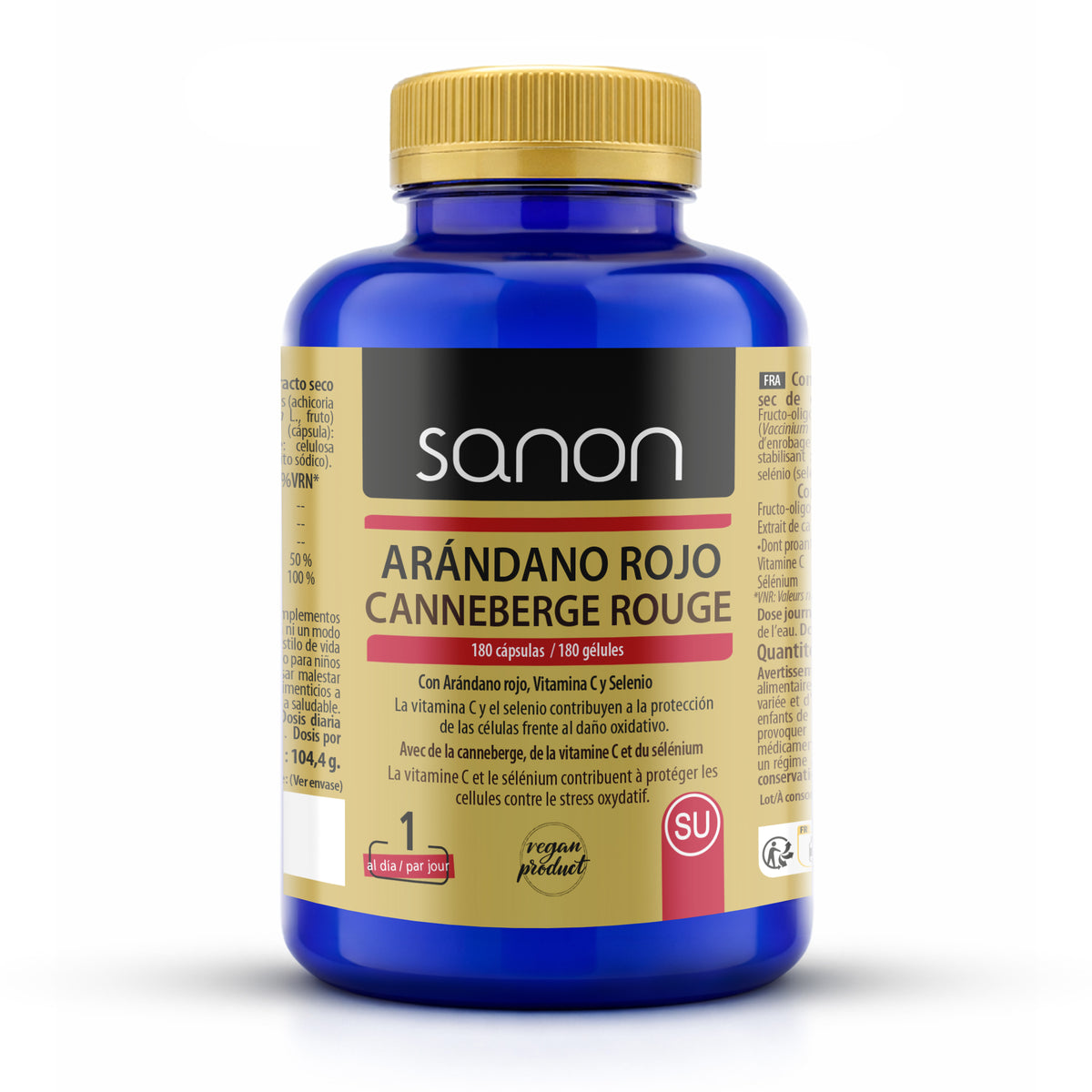 Canneberge américaine 180 comprimés SANON de 650 mg