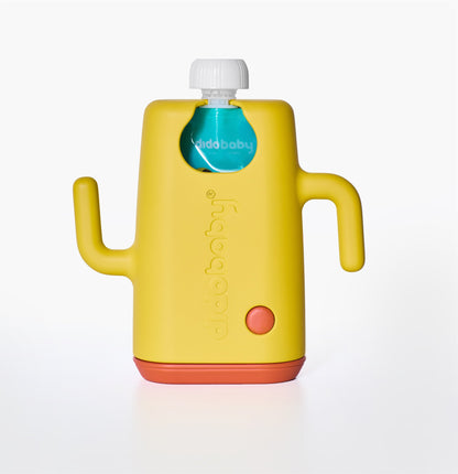 Support anti-débordement pour gourdes Didopoucher couleur jaune