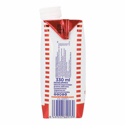 Boisson saine Fraise et Citron Vert Bio avec Postbiotiques et Vitamine C MOONDRIKS 330 ml