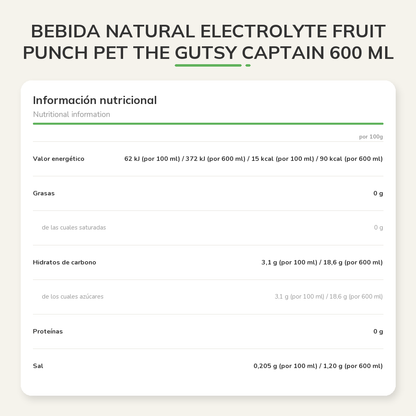 Información nutricional