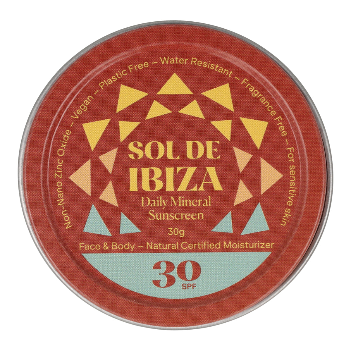Petit pot de crème solaire SPF30 Sol de Ibiza 30 g