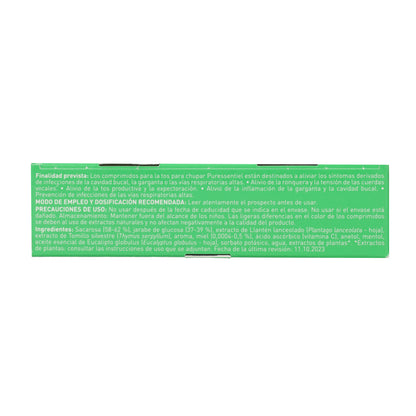 Respiratoire Pastilles Gorge Miel Citron PURESSENTIEL 24 unités