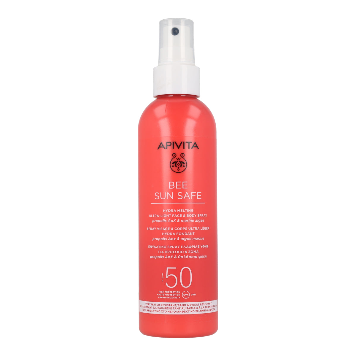 Spray solaire Hydra Melting SPF50 Apivita 200 ml