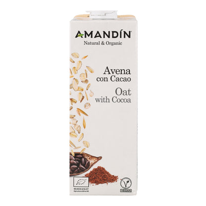 Boisson avoine au cacao Bio Amandin 1L