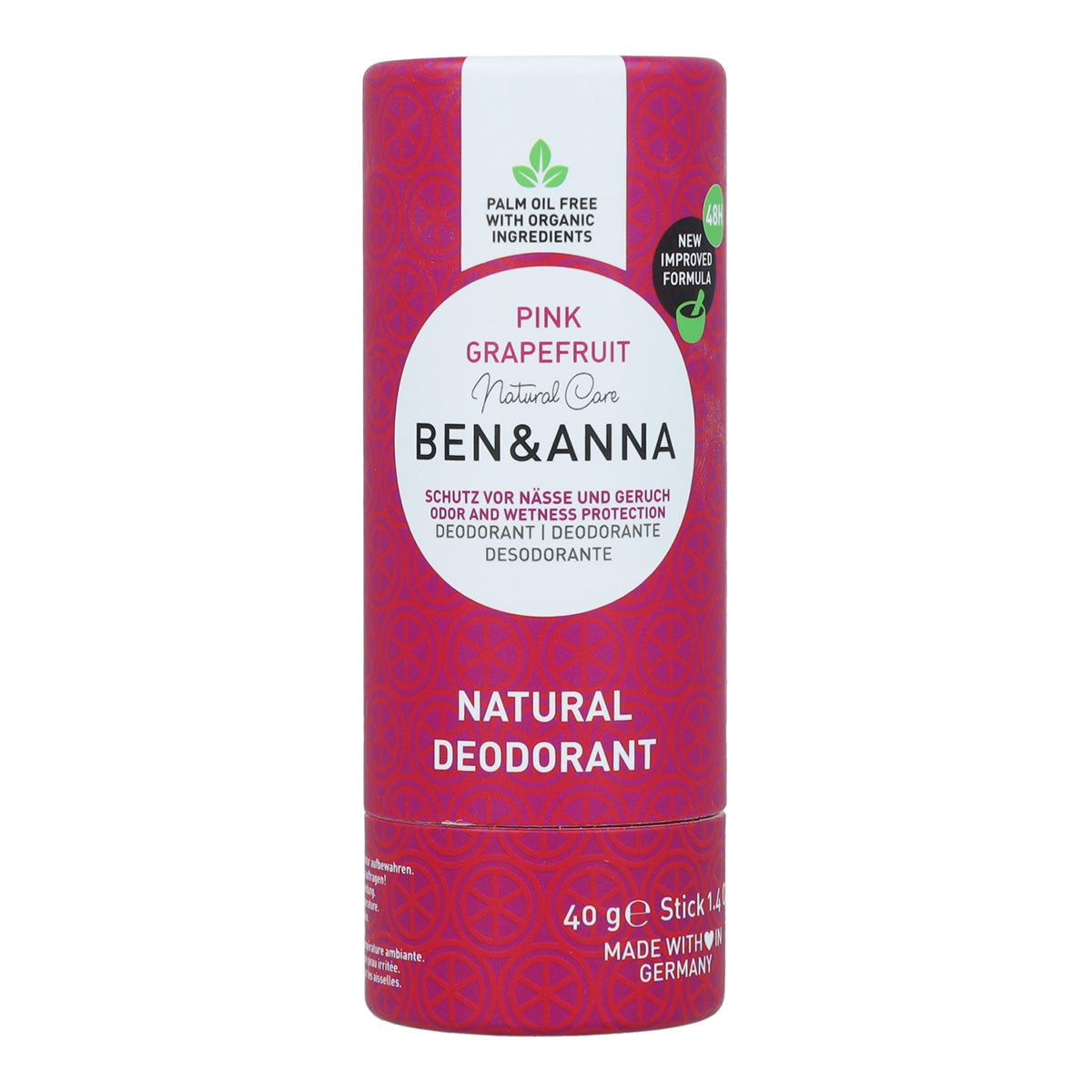 Desodorante (zero waste) Ben&Anna PinkGrapefruit  40 g