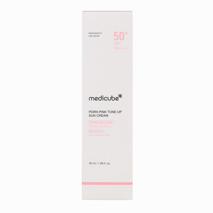 PDRN Crème solaire tonifiante rose medicube 50ml
