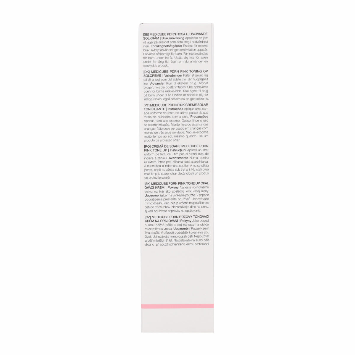PDRN Crème solaire tonifiante rose medicube 50ml
