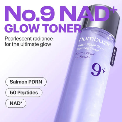 No.9 NAD+ PDRN Toner Booster d'Éclat Numbuzin 150ml