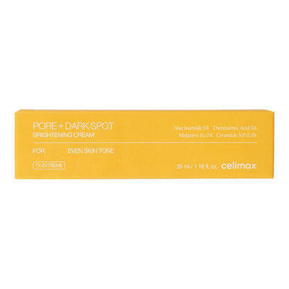 Crème éclaircissante taches brunes et pores dilatés Celimax 35ml