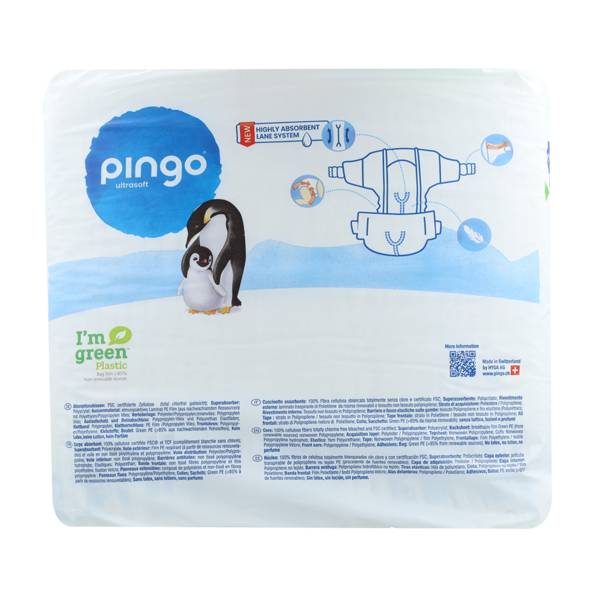 Couches T6 XL (15-30 kg) Pingo 32 unités