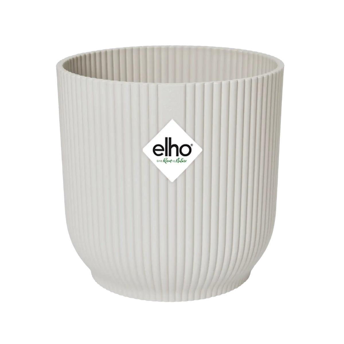 Macetero vibes fold round silky white Elho 30 cm